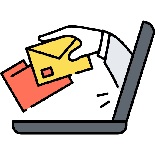 Cybercrime scam email cybercrime icon