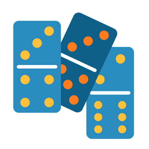 Domino domino pieces hobbies and free time icon