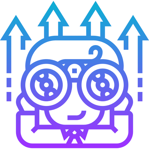 Focus future people view icon