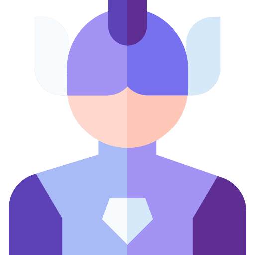 Superhero user fantasy people icon