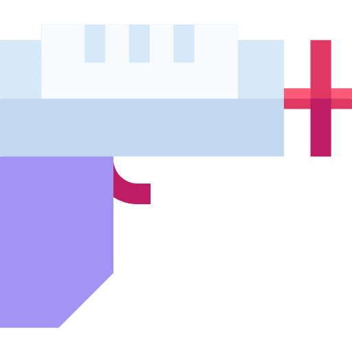 Gun superhero war fight icon