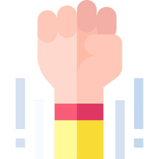 Punch hit fist cultures icon