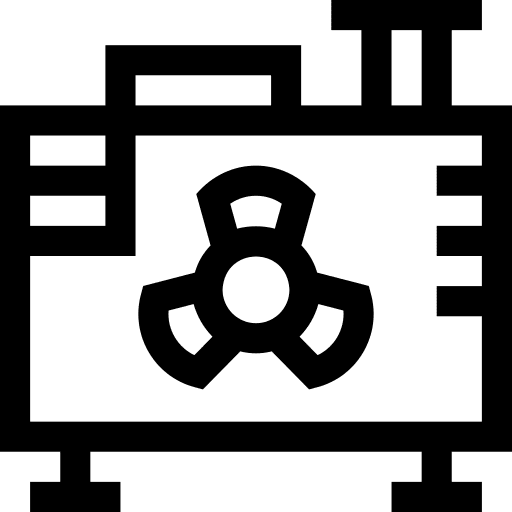 Electric generator networking electricity electrician icon