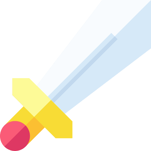 Sword dagger blade knife icon