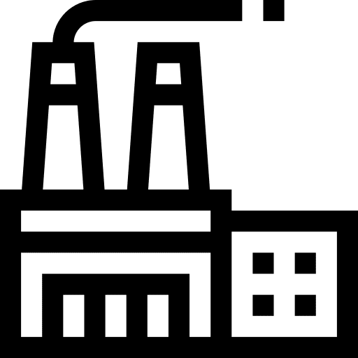Factory company manufacture undertaking icon Factory company manufacture undertaking icon