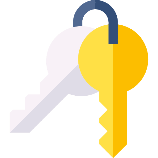 Door key security door key house icon