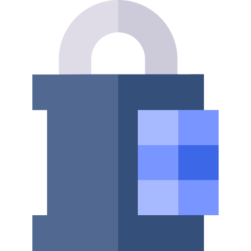 Padlock closed lock security icon Padlock closed lock security icon