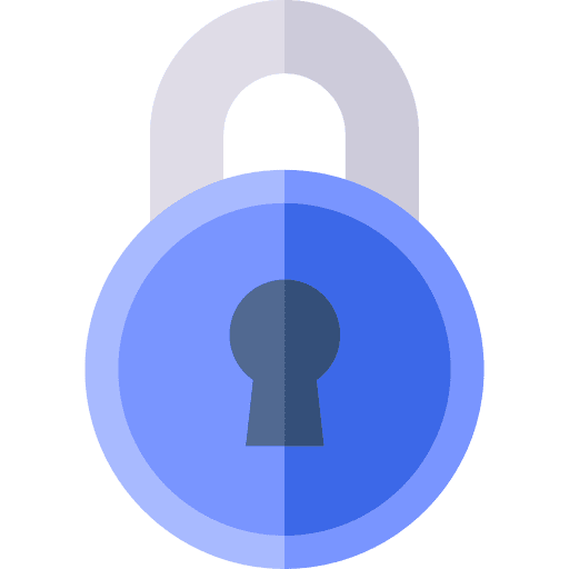Padlock secure security locked icon