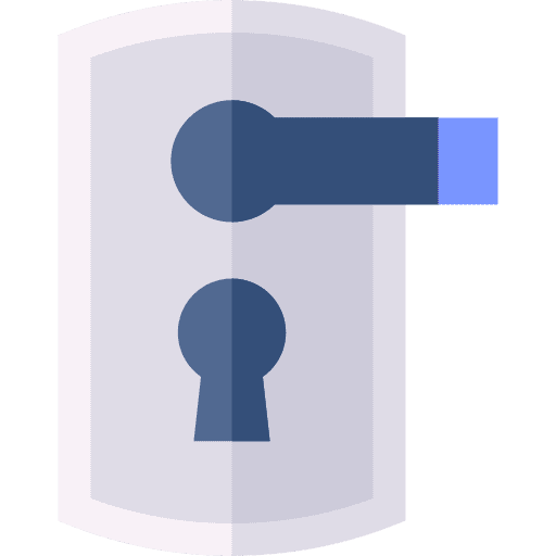 Door lock door accessibility security icon Door lock door accessibility security icon