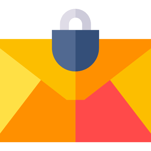Email locked letter email icon Email locked letter email icon