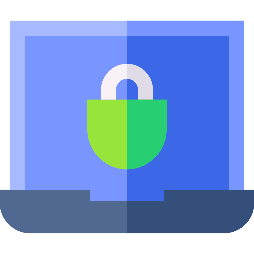 Laptop laptop lock antivirus icon Laptop laptop lock antivirus icon