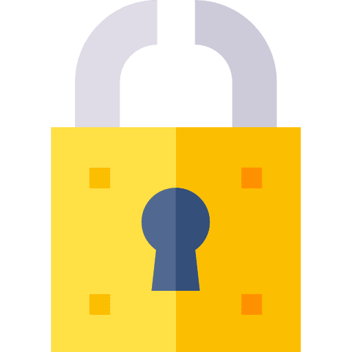 Padlock security locked key hole icon Padlock security locked key hole icon