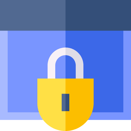Webpage web security login security system icon Webpage web security login security system icon