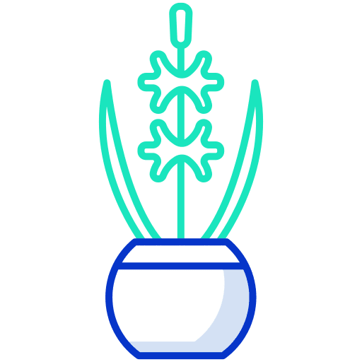 Plant farming and gardening hyacinth nature icon Plant farming and gardening hyacinth nature icon