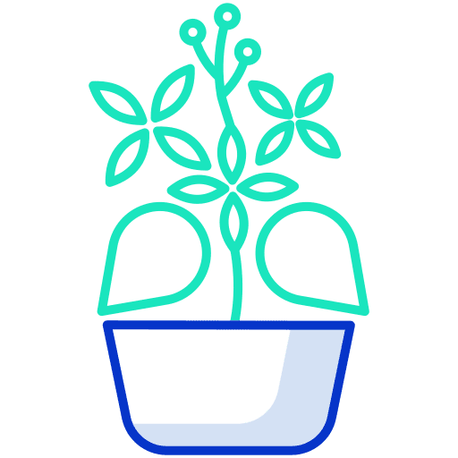 Plant farming and gardening plant blossom icon