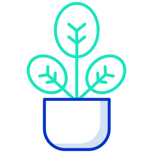 Plant gardening nature botanic icon