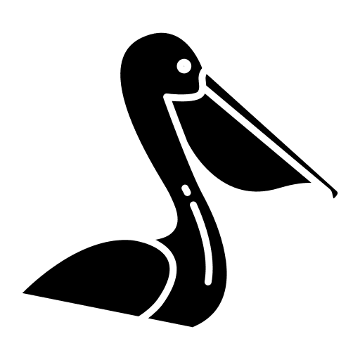 Pelican zoology bird pet icon