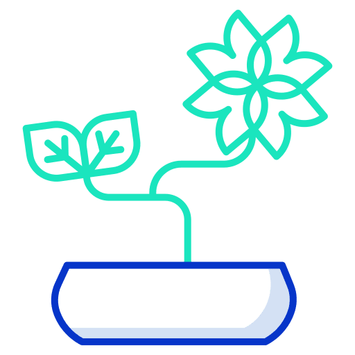 Plant flowers botanical nature icon Plant flowers botanical nature icon