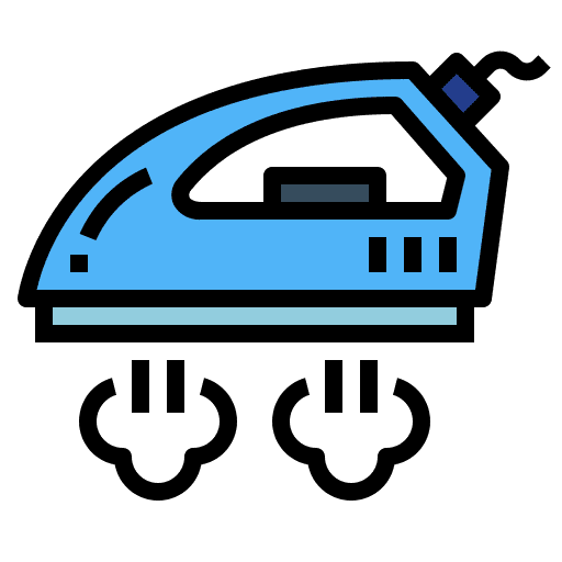 Steam iron furniture and household steam iron clothes icon