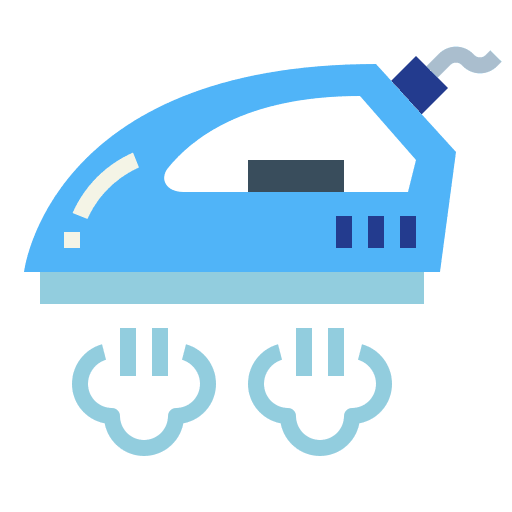 Steam iron steam iron furniture and household clothing icon