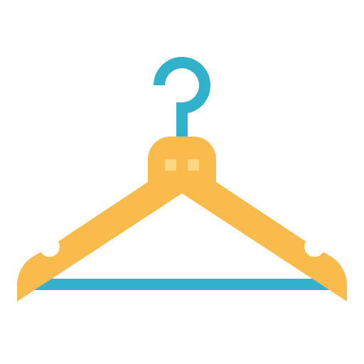 Clothes hanger miscellaneous clothing closet icon Clothes hanger miscellaneous clothing closet icon