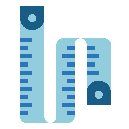 Measuring tape tool construction and tools meter icon Measuring tape tool construction and tools meter icon