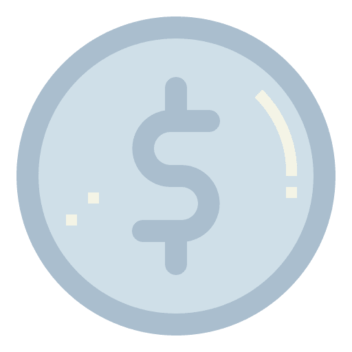 Dollar money business finance icon Dollar money business finance icon