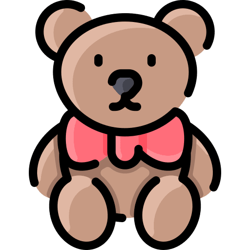 Teddy bear cute teddy bear toy icon