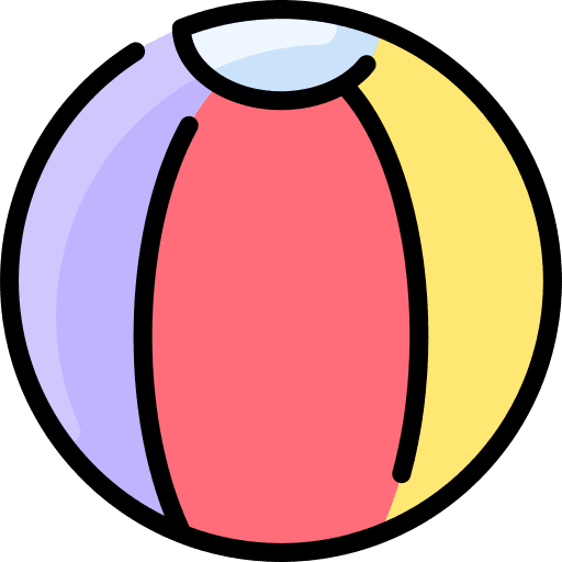 Ball leisure fun kid and baby icon Ball leisure fun kid and baby icon