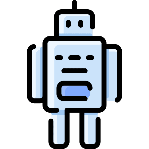 Robot metal robot robotic icon Robot metal robot robotic icon