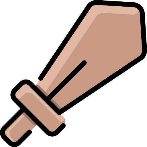 Sword weapon childhood play icon