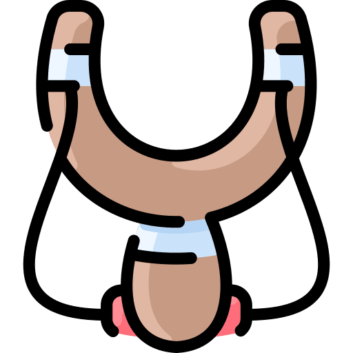 Catapult game slingshot kid icon Catapult game slingshot kid icon