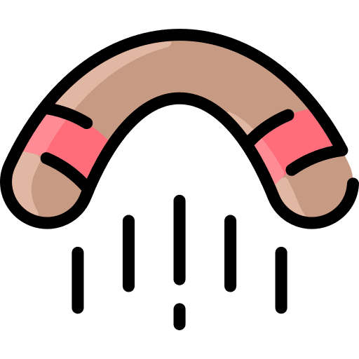 Boomerang kid and baby toy hobbies and free time icon Boomerang kid and baby toy hobbies and free time icon