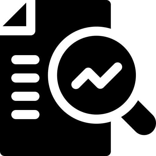 Research file research finance icon