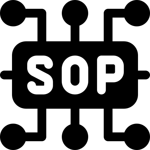 Sop development sop procedure icon Sop development sop procedure icon