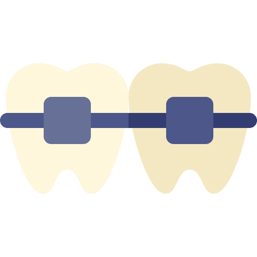 Braces braces orthodontic teeth icon