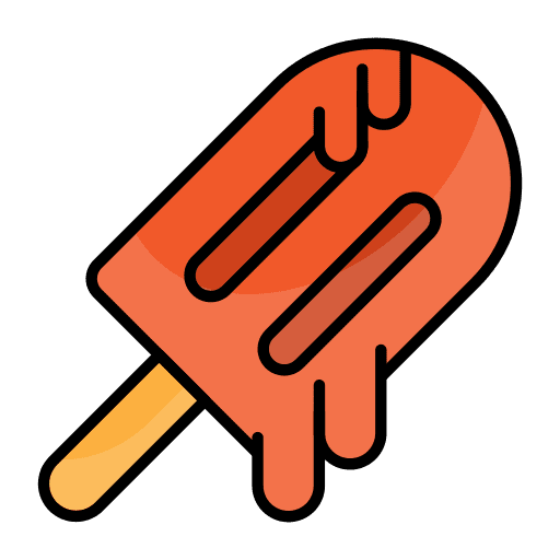 Popsicle stick chocolate food and restaurant summer icon