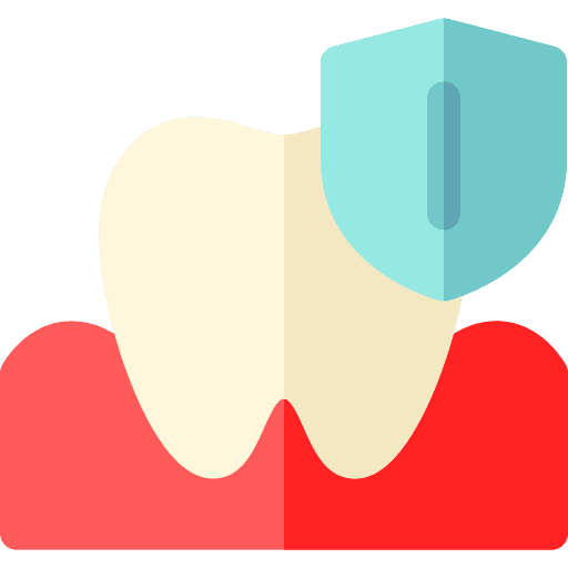 Shield dentist security teeth icon Shield dentist security teeth icon