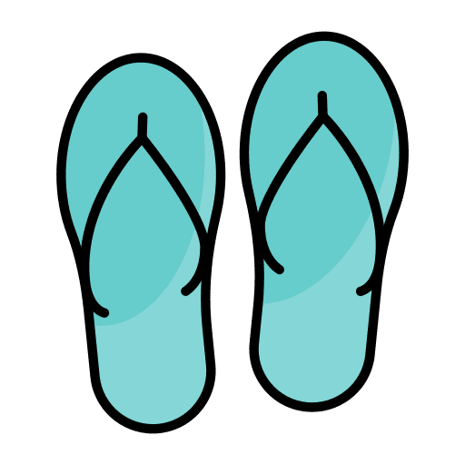 Slippers fashion summer beach icon