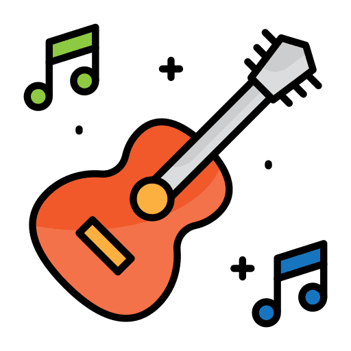 Acoustic guitar music and multimedia orchestra acoustic guitar icon Acoustic guitar music and multimedia orchestra acoustic guitar icon