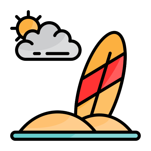 Surfing board sports and competition surfing board sport equipment icon Surfing board sports and competition surfing board sport equipment icon