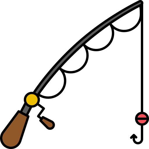 Fishing rod hobbies and free time fishing baits fishing rod icon