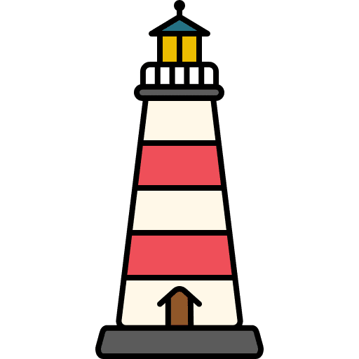 Lighthouse building lighthouse light icon