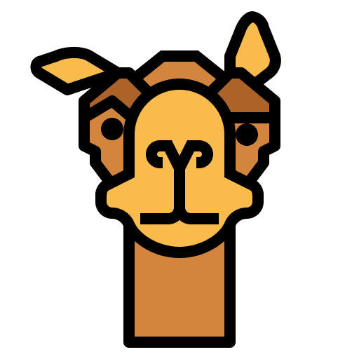Camel camel curious dessert icon