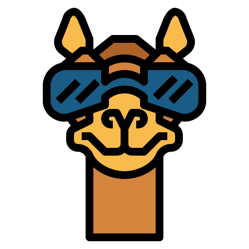 Camel animals animal dessert icon