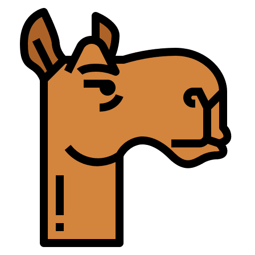 Camel camel animal bored icon