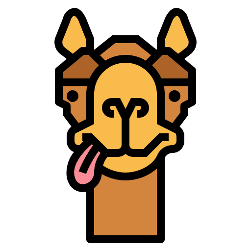 Camel drunk animals camel icon