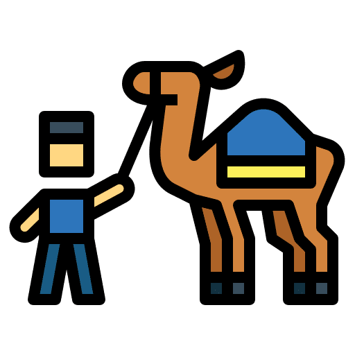 Camel wildlife animals zoo icon Camel wildlife animals zoo icon