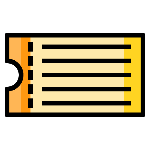 Ticket holidays ticket travel icon