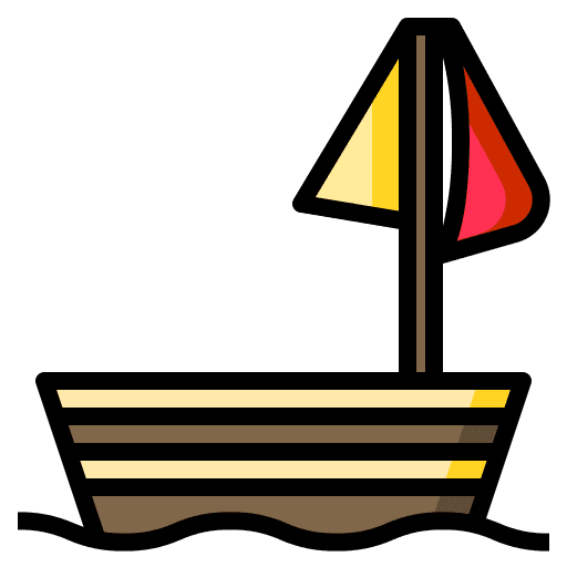 Ship sailing boat transportation transport icon